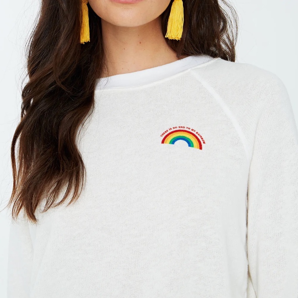 Project Social T NO END TO MY RAINBOW SWEATSHIRT